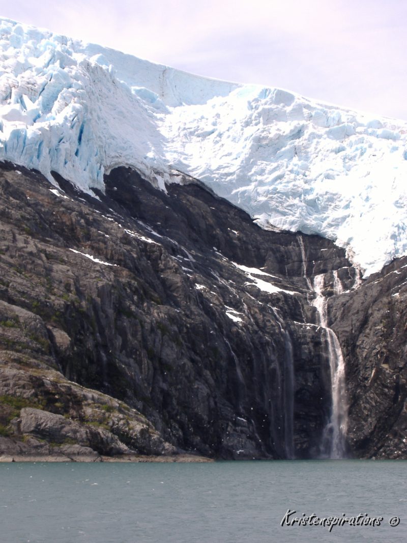 Glacial Waterfall — Glacier Bay, Alaska