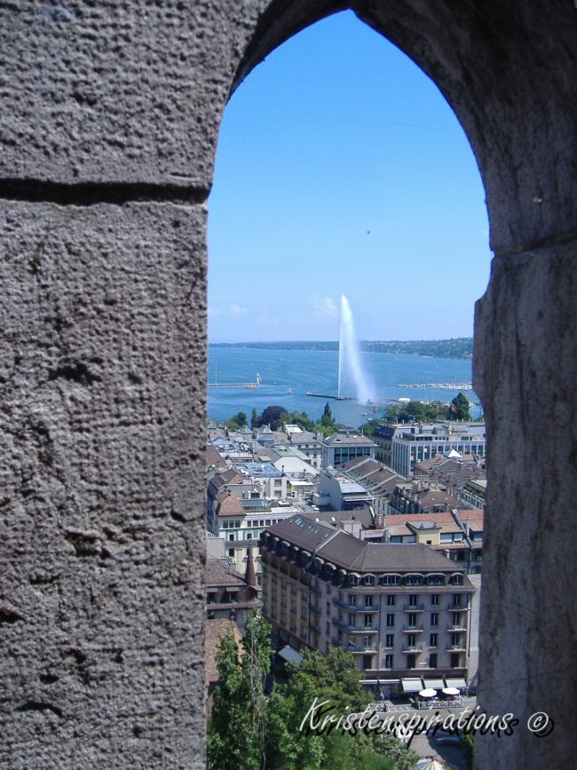 Framed Fountain: Jet d’Eau — Geneva, Switzerland