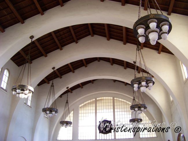 Ornate Ceiling: Union Station — Los Angeles, CA